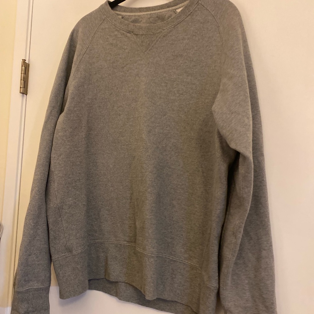 American Giant Men's Crewneck Sweater in Gray